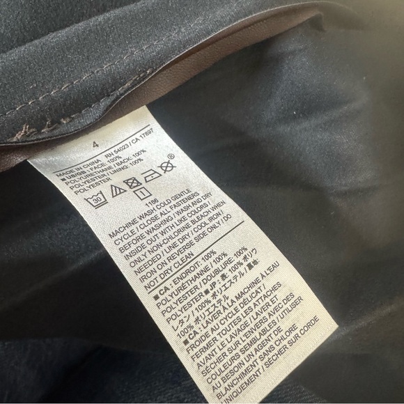 Banana Republic faux leather pleated dress - Picture 10 of 17